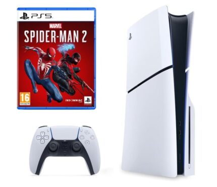 Sony PlayStation 5 Slim + Spider-Man 2 (doos)