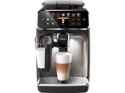 PHILIPS EP5447/90 volautomatische koffiemachine Zwart/Chroom